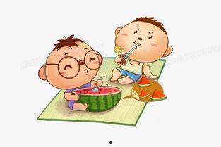 吃瓜的图片绘画教程,绘制夏日清新瓜果插画